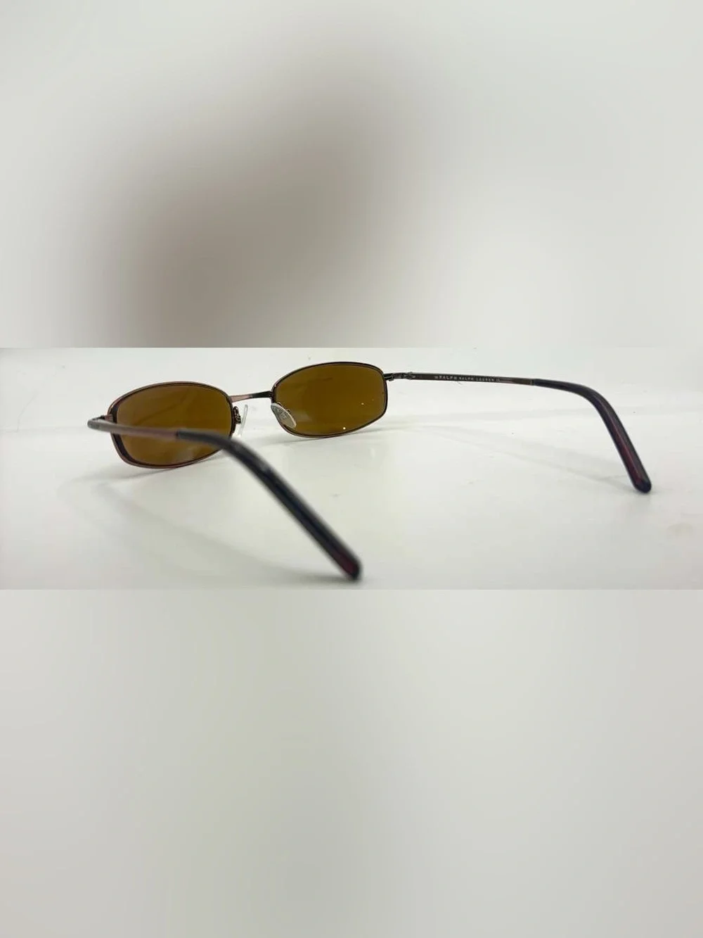 Ralph Lauren 7526/S Brown Oval Metal Sunglasses Frames Only